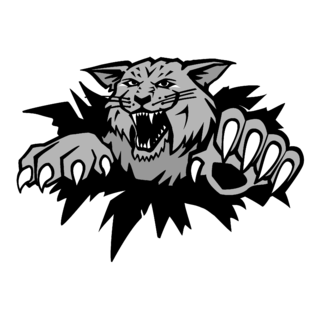 Moncton Wildcats Logo Black and White