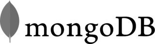 mongoDB Logo Black and White