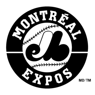 Montreal Expos Logo Black and White (2)