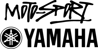 Motosport Yamaha Logo Black and White