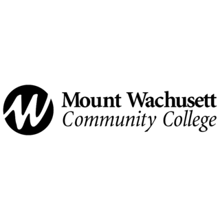 Mount Wachusett Community College Logo Black and White
