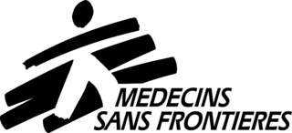 MSF Medicines Sans Frontiers Logo Black and White