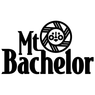 Mt Bachelor Logo Black and White