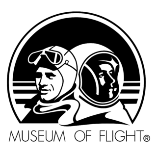 Museum of Flight Logo Black and White