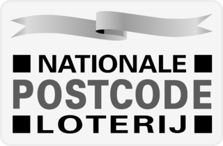 Nationale Postcode Loterij Logo Black and White