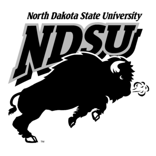 NDSU Bison Logo Black and White