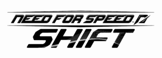 Need For Speed Shift Logo Black and White