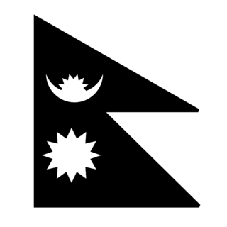 Nepal Logo Black and White