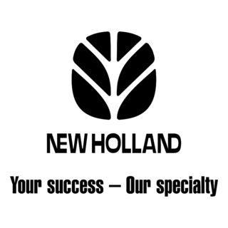 New Holland Logo Black and White