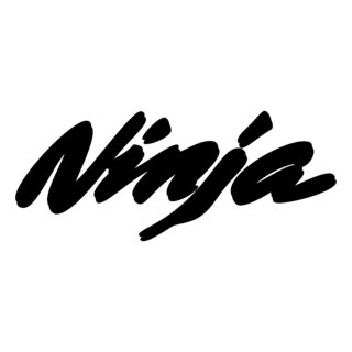 Ninja Logo Black and White