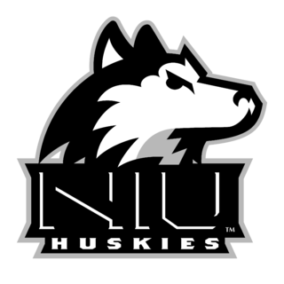 NIU Huskies Logo Black and White (1)