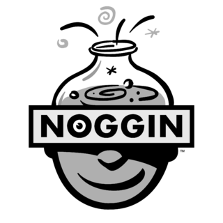 Noggin Logo Black and White