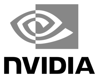 Nvidia Logo Black and White