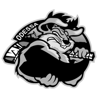 Odessa Jackalopes Logo Black and White