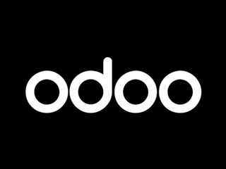 Odoo Logo Black and White