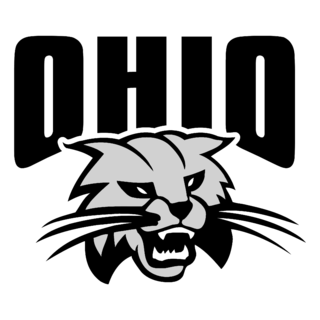 Ohio Bobcats Logo Black and White