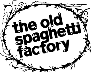 Old Spaghetti Factory Logo Black and White