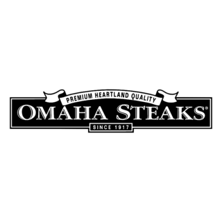Omaha Steaks Logo Black and White