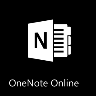 OneNote Online Logo Black and White