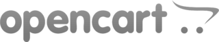 Opencart Logo Black and White