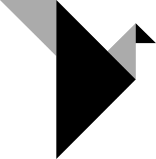 Origami Logo Black and White
