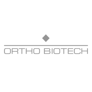 Ortho Biotech Logo Black and White