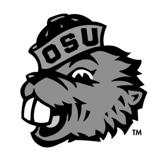 OSU Beavers Logo Black and White