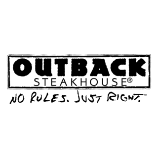 Outback Steakhouse Logo Black and White (3)