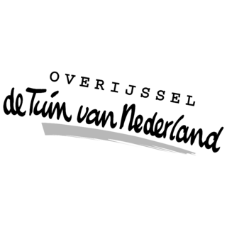 Overijssel de Tuin van Nederland Logo Black and White