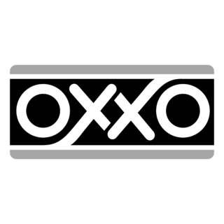Oxxo Logo Black and White