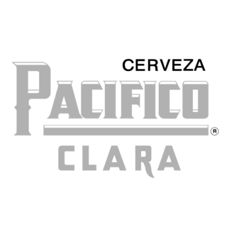 Pacifico Clara Logo Black and White