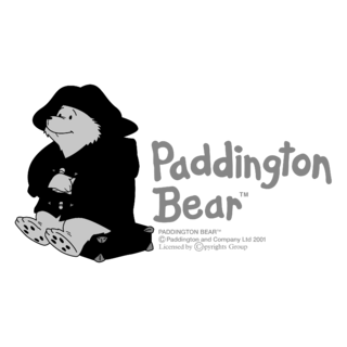 Paddington Bear Logo Black and White