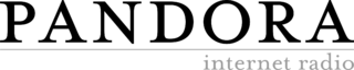 Pandora Internet Radio Logo Black and White
