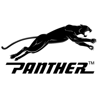 Panther Logo Black and White