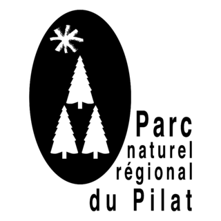 Parc Naturel Regional du Pilat Logo Black and White