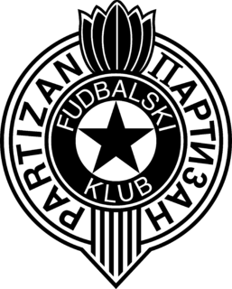 Partizan Logo Black and White
