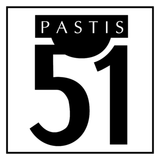 Pastis 51 Logo Black and White