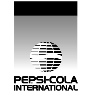 Pepsi Cola International Logo Black and White