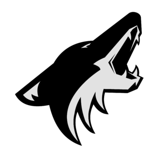 Phoenix Coyotes Logo Black and White