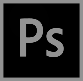 Photoshop CC Logo Black and White