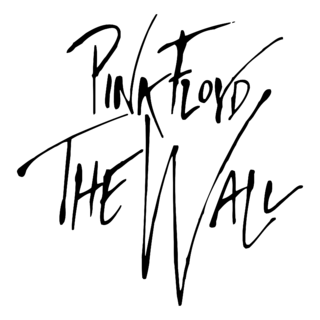 Pink Floyd The Wall Logo Black and White