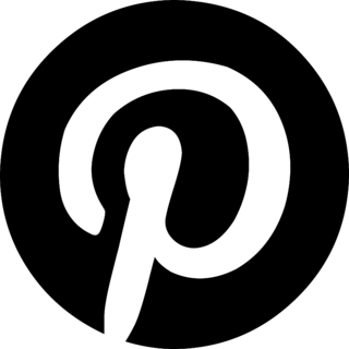 Pinterest Logo Black and White (5)