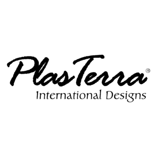 Plas Terra Logo Black and White