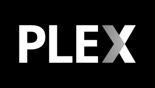 Plex White Logo Black and White