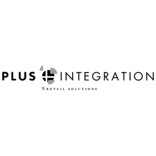 Plus Integration Logo Black and White