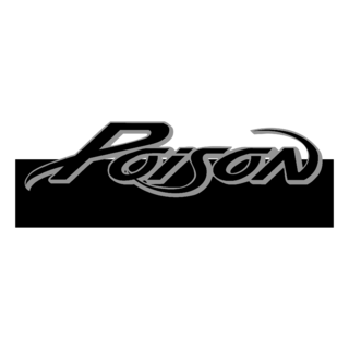 Poison Logo Black and White