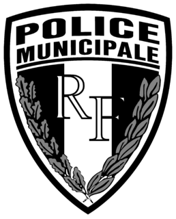 Police Municipale Logo Black and White