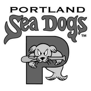 Portland Sea Dogs Logo Black and White (1)