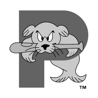 Portland Sea Dogs Logo Black and White