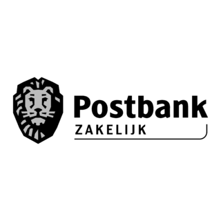 Postbank Zakelijk Logo Black and White